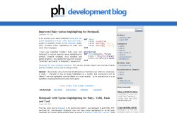 development blog